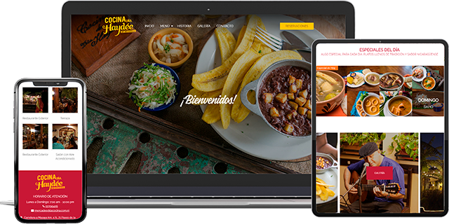 Restaurante Cocina Doña Haydeé website